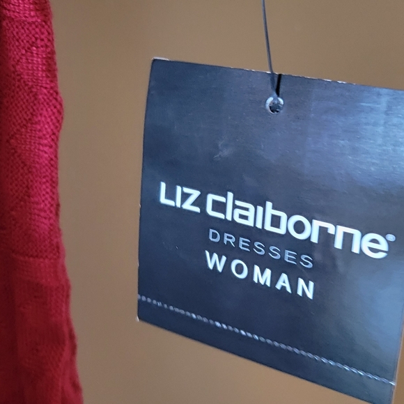 Liz Claiborne red dress NWT - Picture 3 of 6